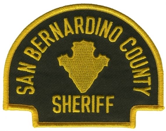 SAN BERNADINO COUNTY SHERIFF SHOULDER PATCH - MD GOLD / OD GREEN.